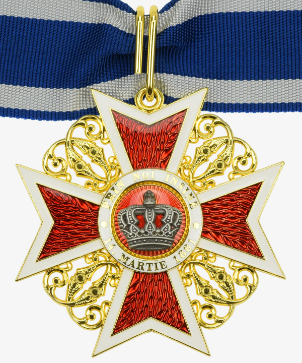 Rumänien, Orden der Krone von Rumänien, Commander-Klasse in Gold